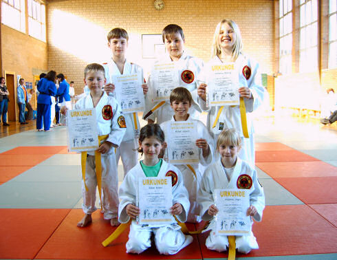 Weitere Weiß-Gelb- und Gelbgurte beim Judo-Club Katlenburg