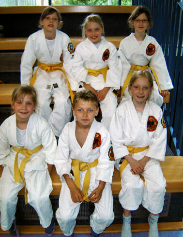 Teilnehmer für das Judoturnier für die Altersklasse U11 in Peine