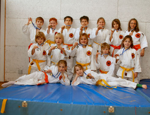Die Teilnehmer des Judo-Club Katlenburg